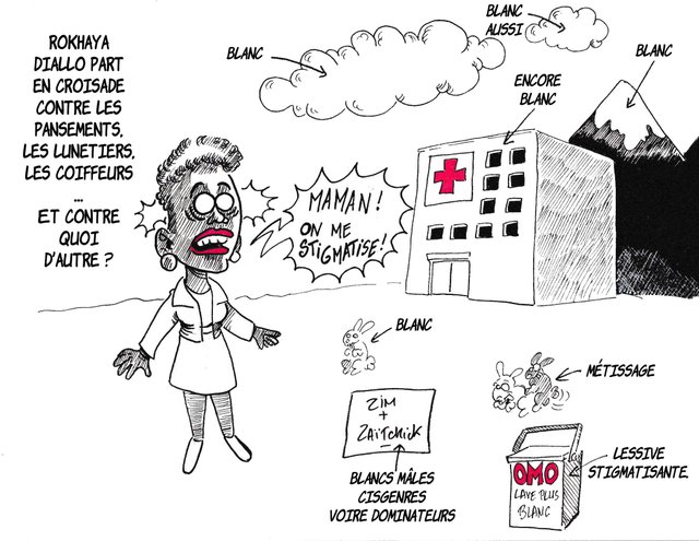 Rokhaya lave plus blanc.