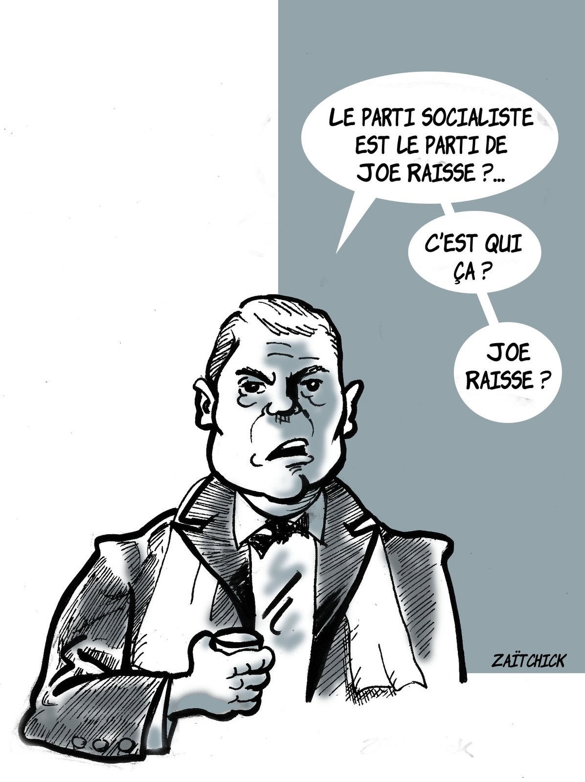 Le parti d'en rire... jaune.