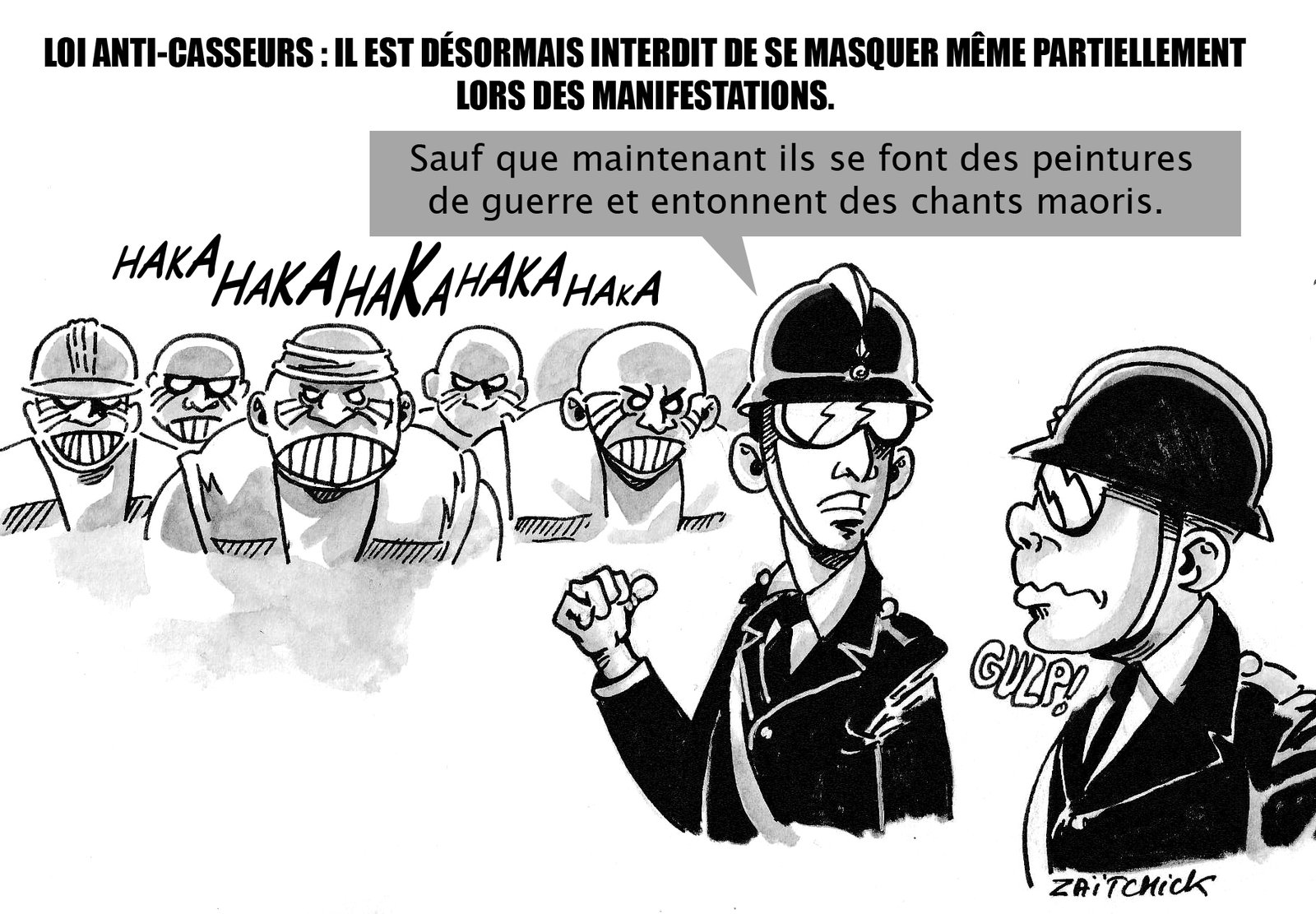 Le Masque et l'aplomb