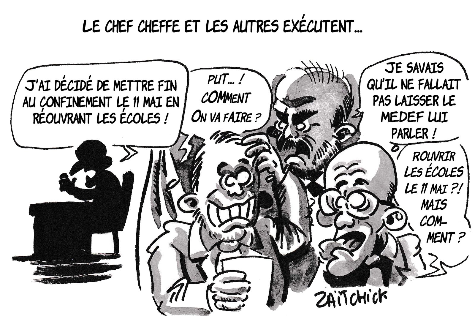 La tête et les jambes