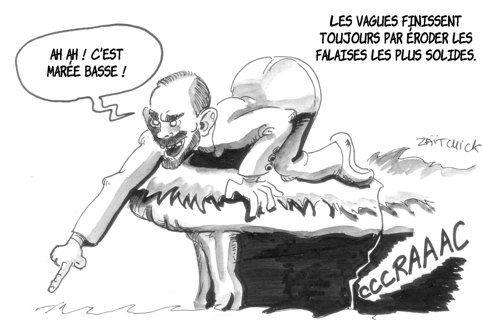 Édouard Philippe attaque la falaise.