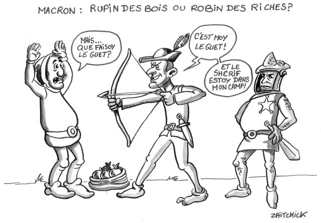 On l'appelle Macron des bois...