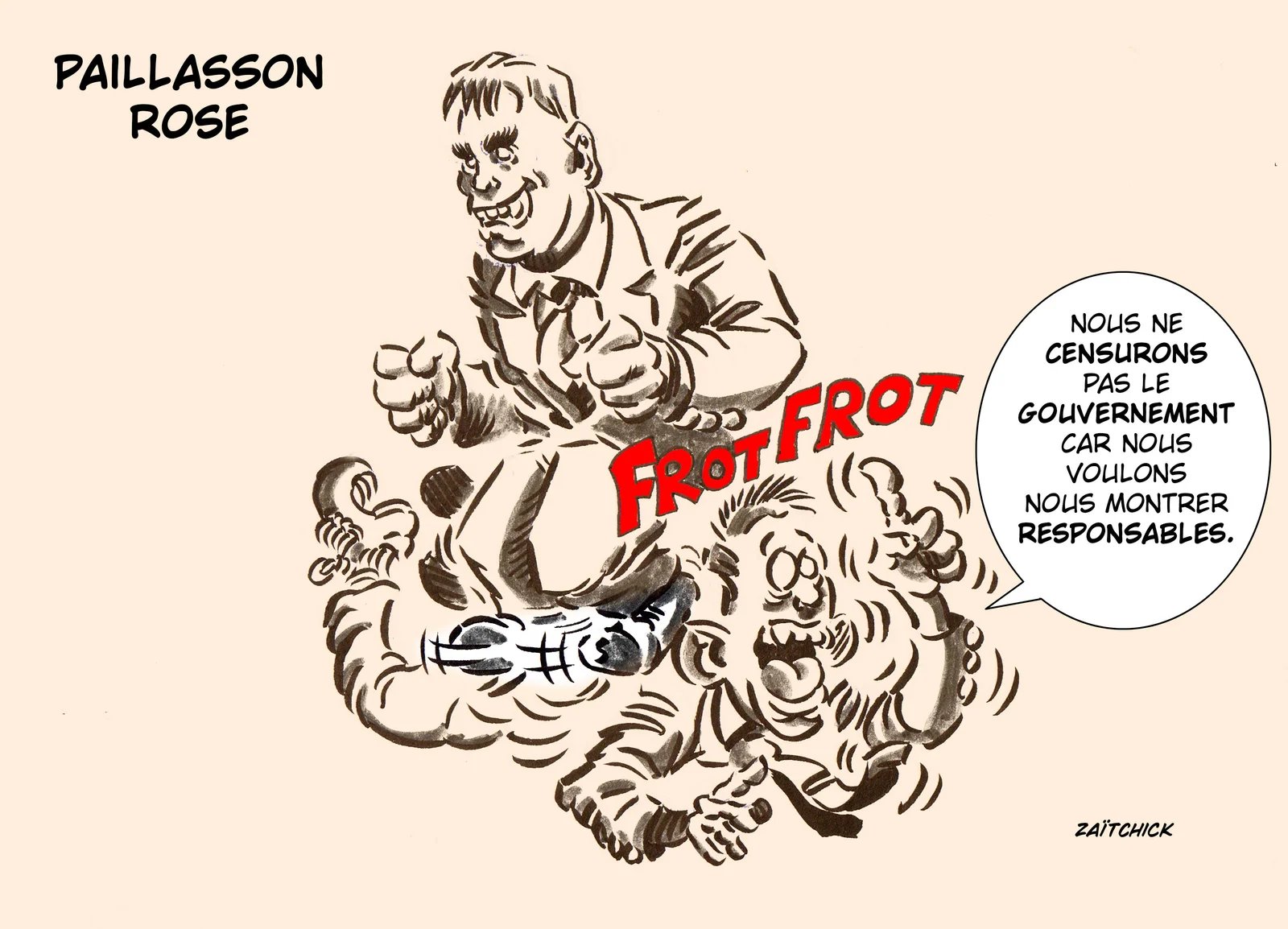 Paillasson rose