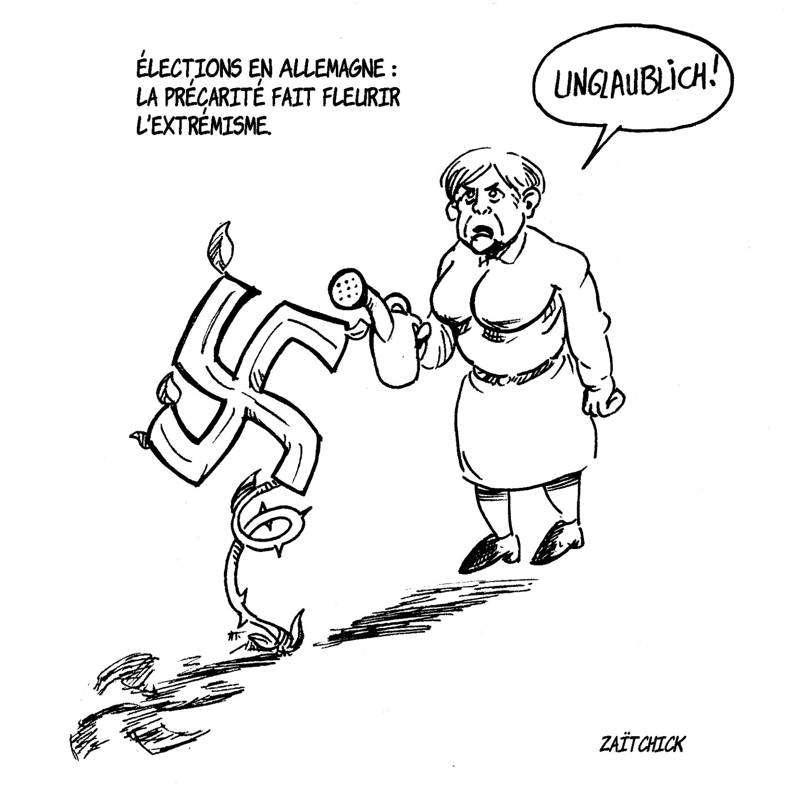 Allemagne : poussée des verts... de gris.