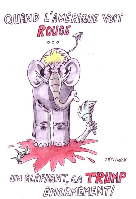 Quand l'Amérique voit rouge...