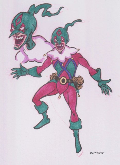 Recherche de personnage : Arlequin