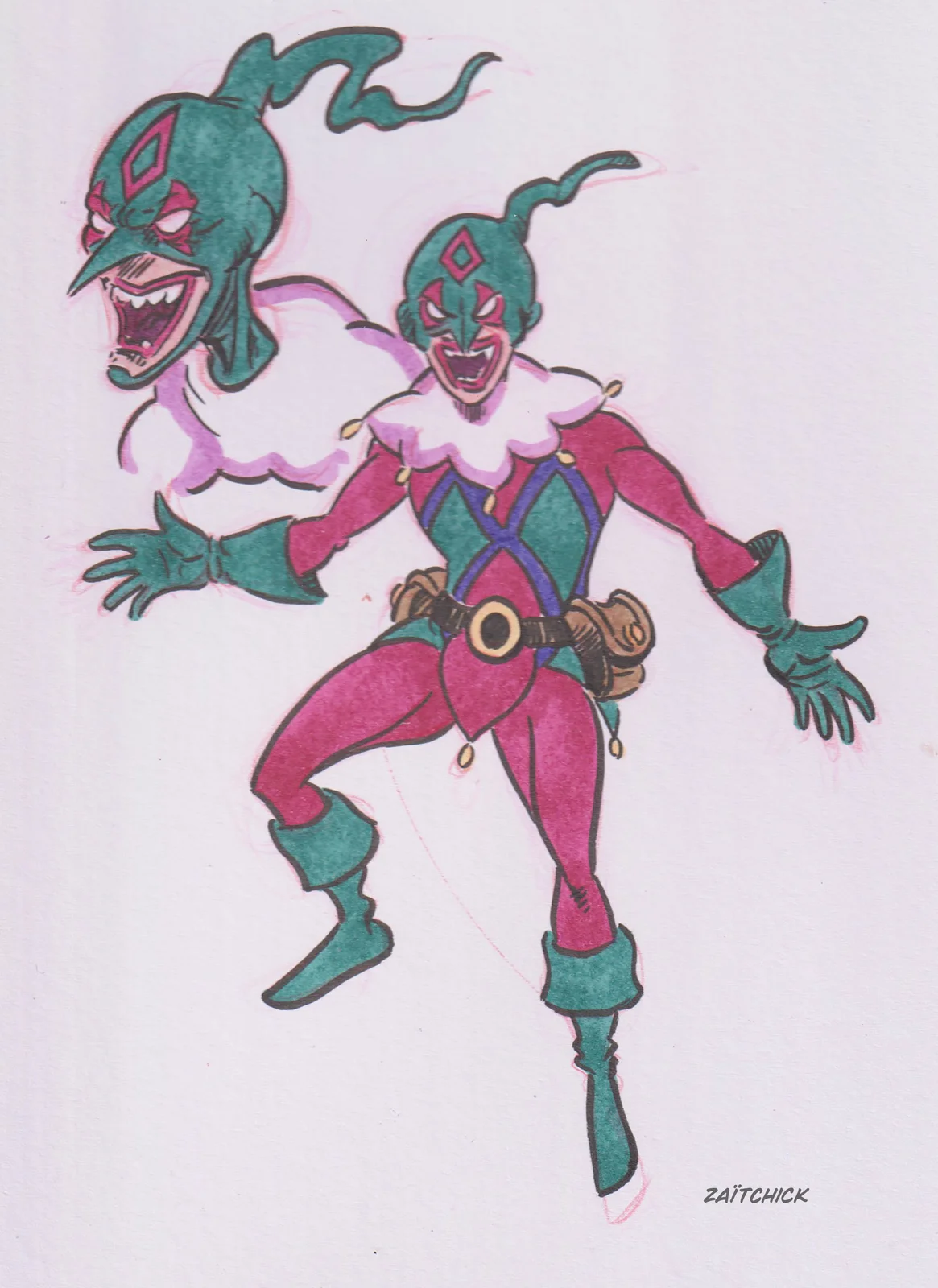 REcherche de personnage : Arlequin