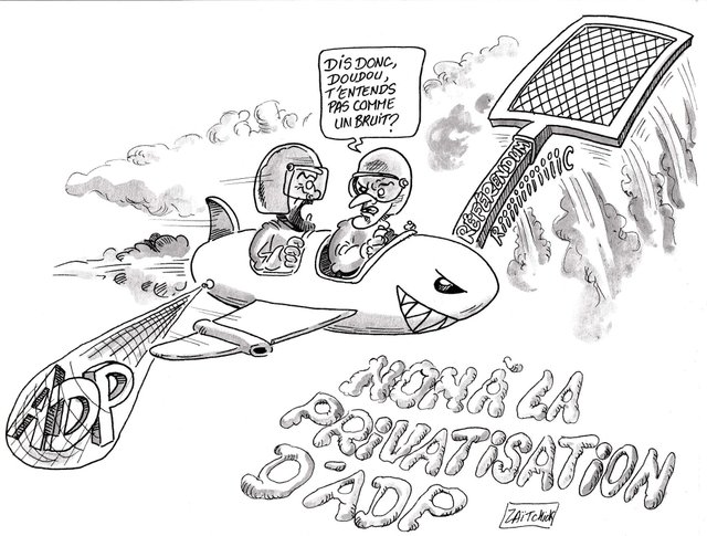 Référendum contre la privatisation d'ADP.