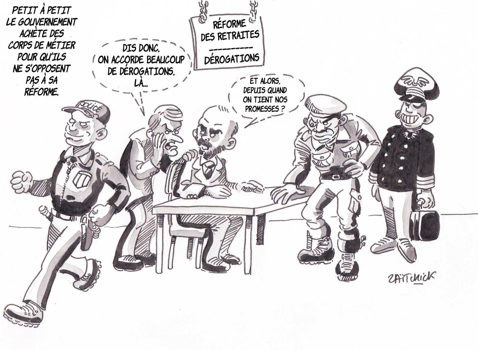 Régime universel à la carte...