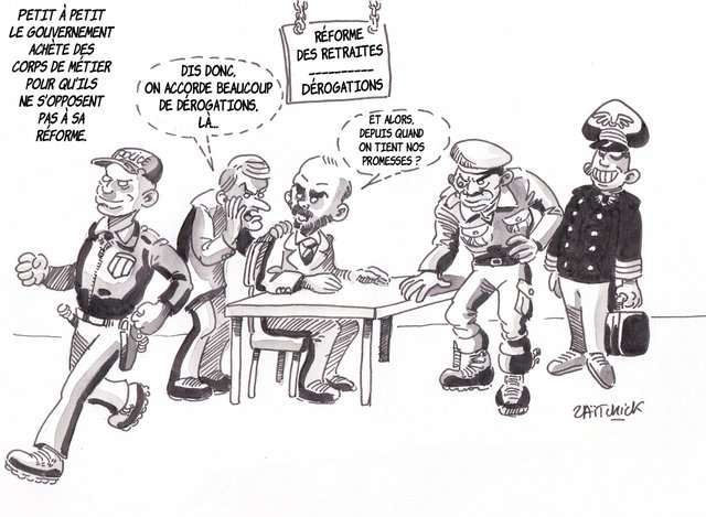 Régime universel à la carte...