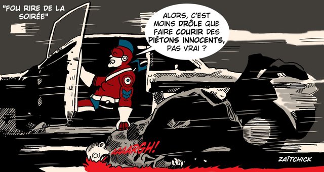 Brigadier vs fous du volant