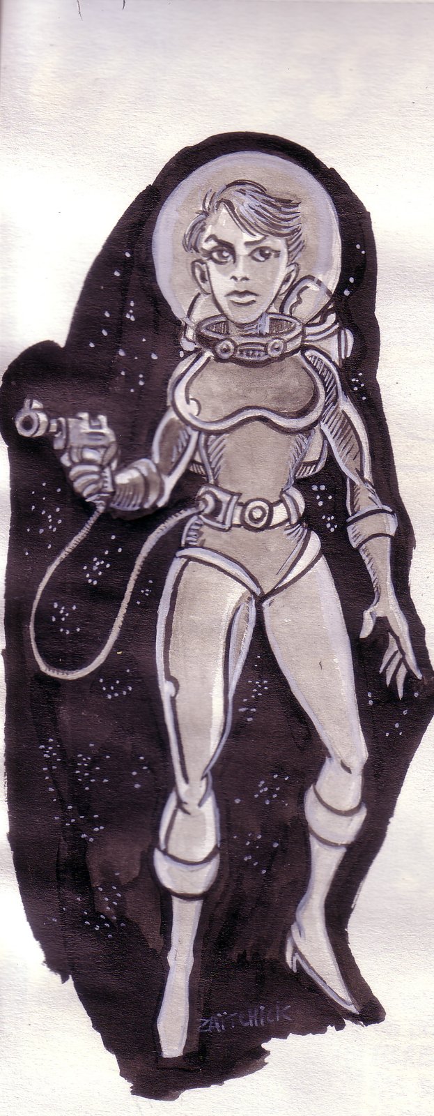 Marque page spacegirl