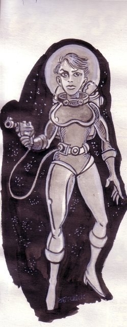 Marque page spacegirl