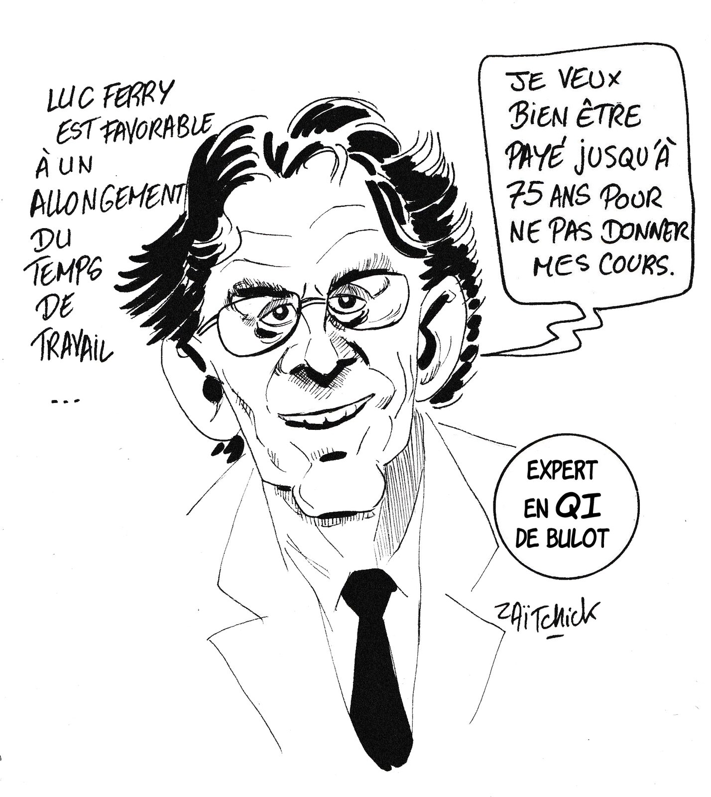 Luc fait (encore) rire.