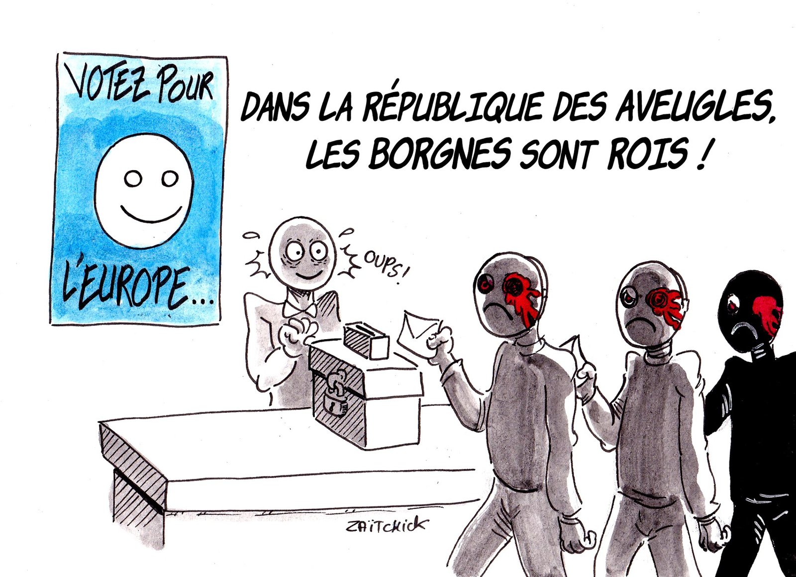 Le vote dans la joie...