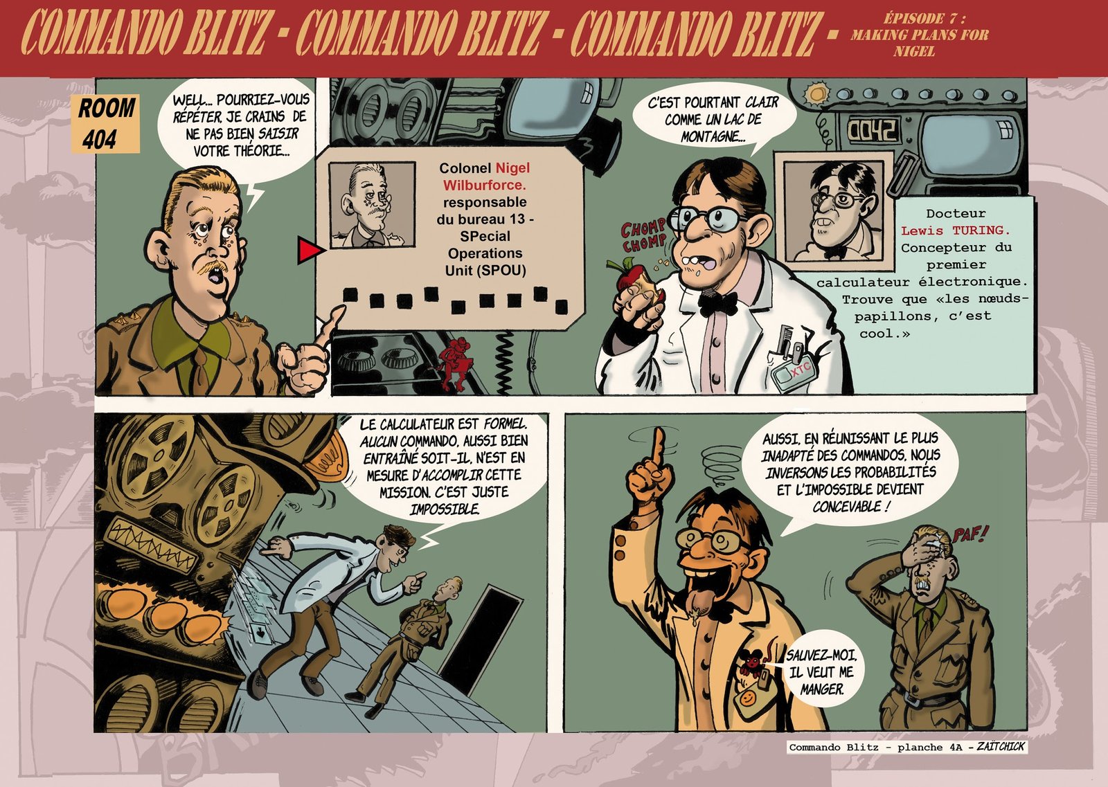 Commando Blitz : Making plans for Nigel