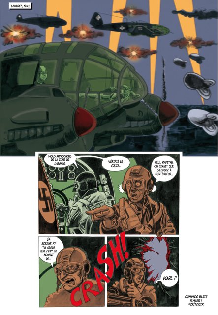 Commando Blitz, planche test modifiée