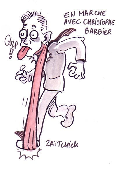 En marche avec Christophe Barbier