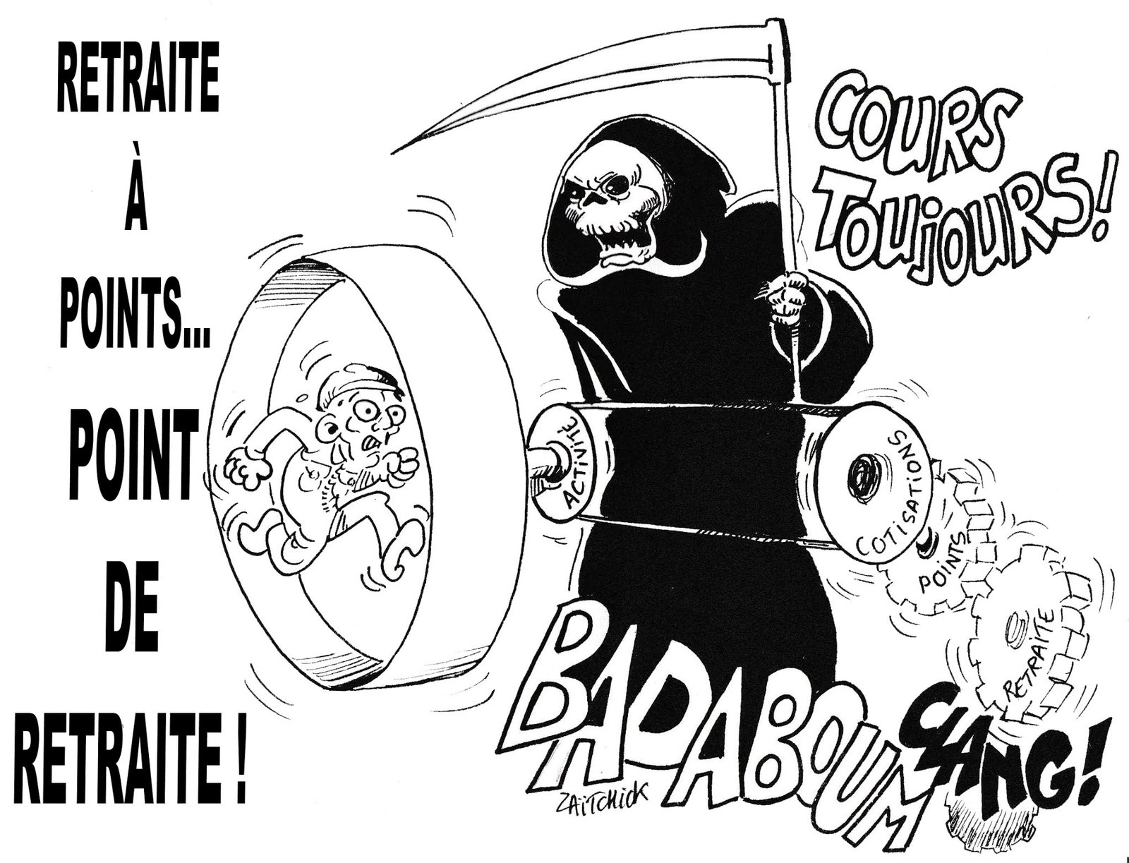 Cours camarade, ta retraite est derrière-toi...