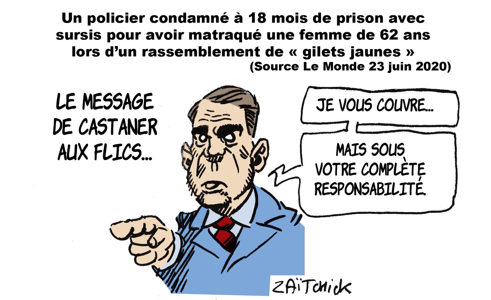 La corde soutient le pendu