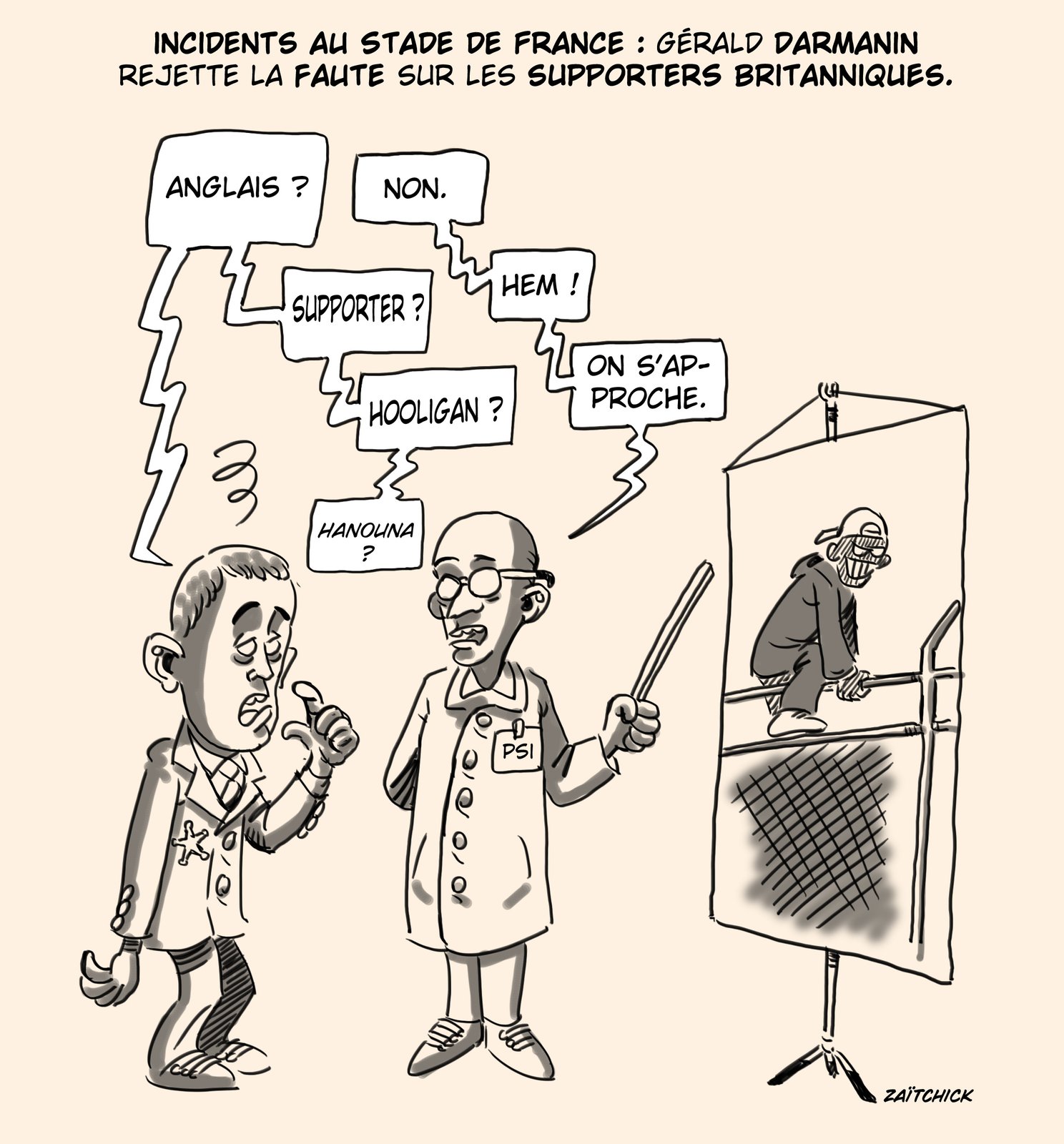 Jeu de ballon, trou de ... mémoire.