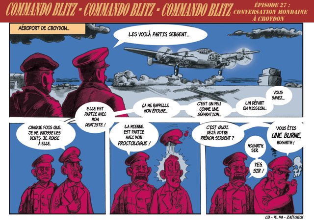 Commando Blitz, épisode 27 : conversation mondaine à Croydon