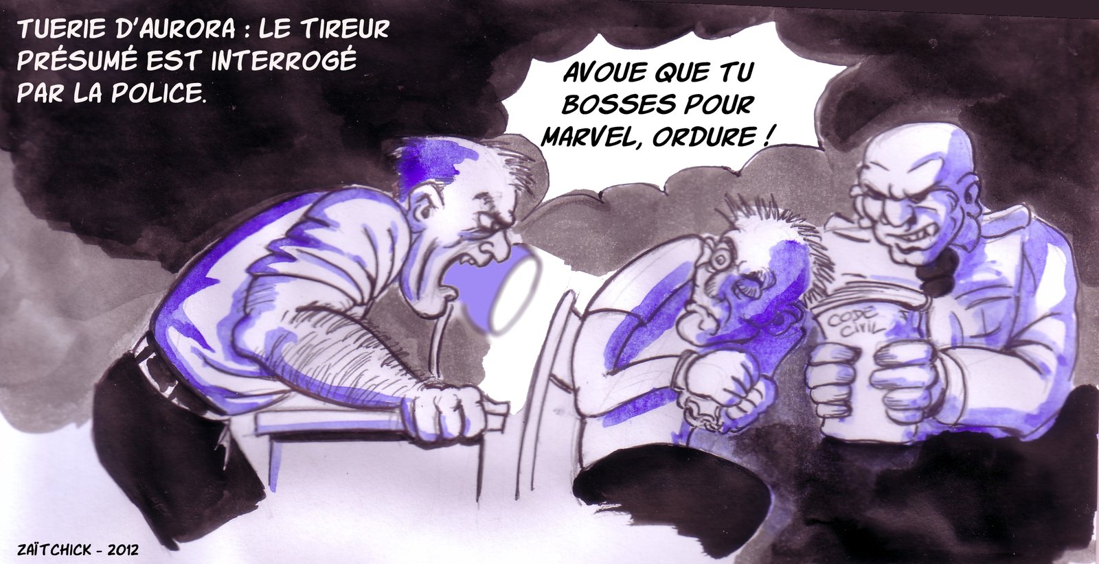 Balles tragiques à Denver.