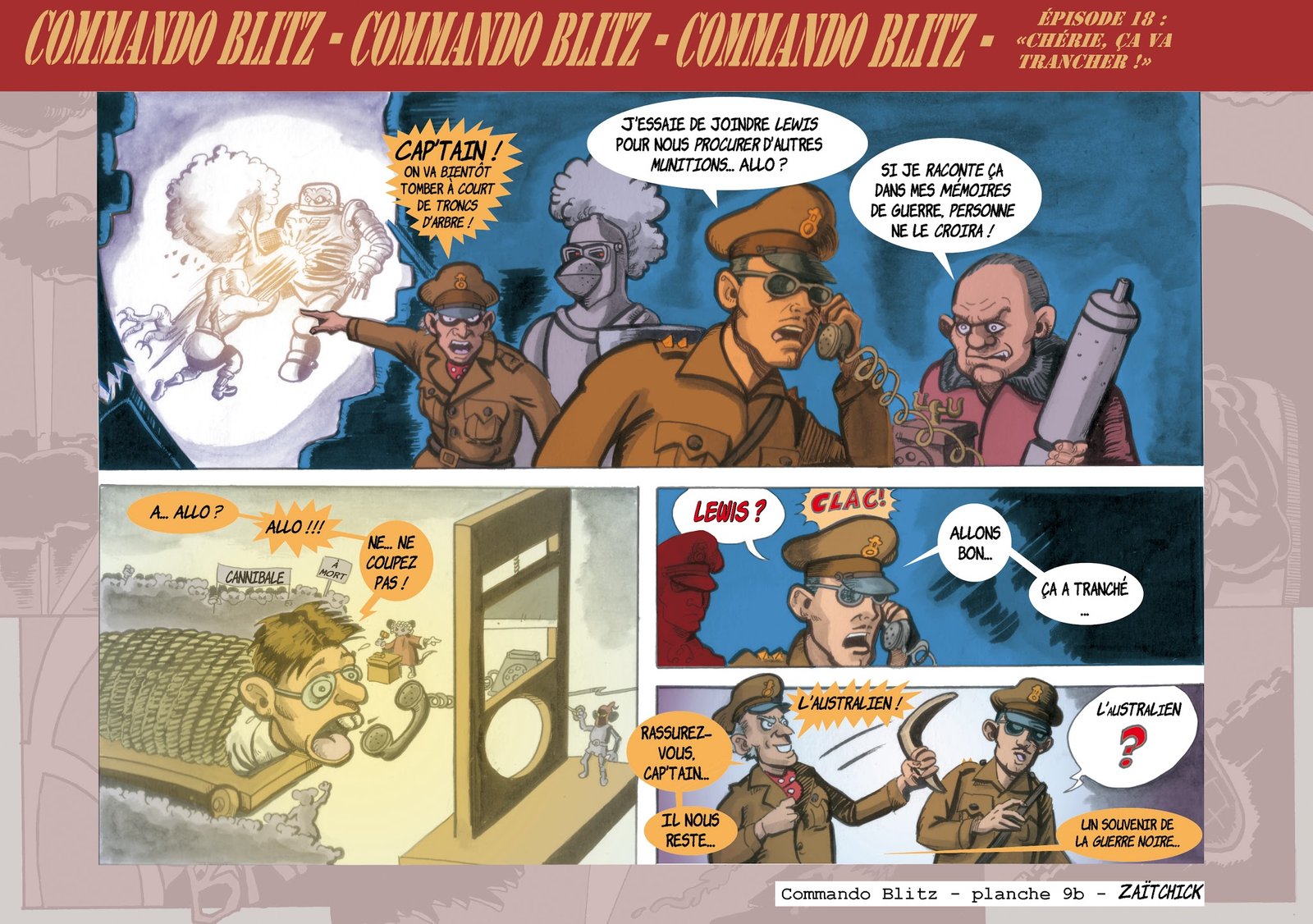 Commando Blitz, épisode, 18 : "Chérie, ça va trancher".