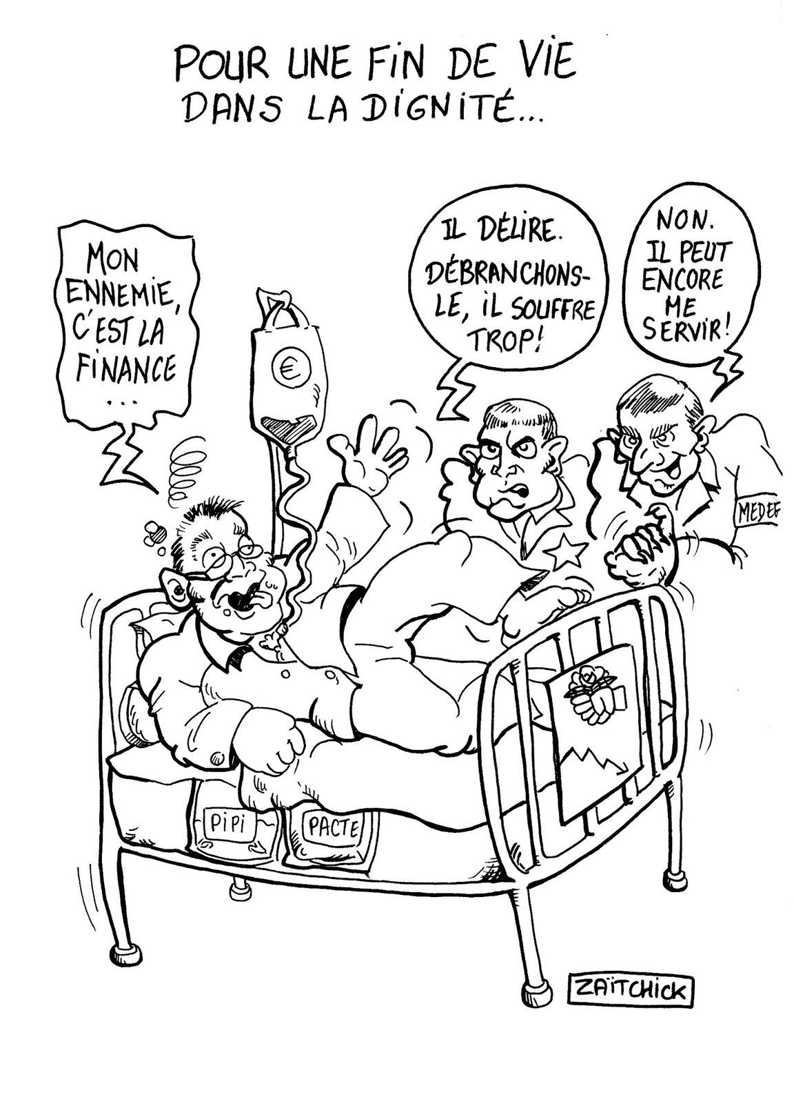 Non à l'acharnement thérapeutique.