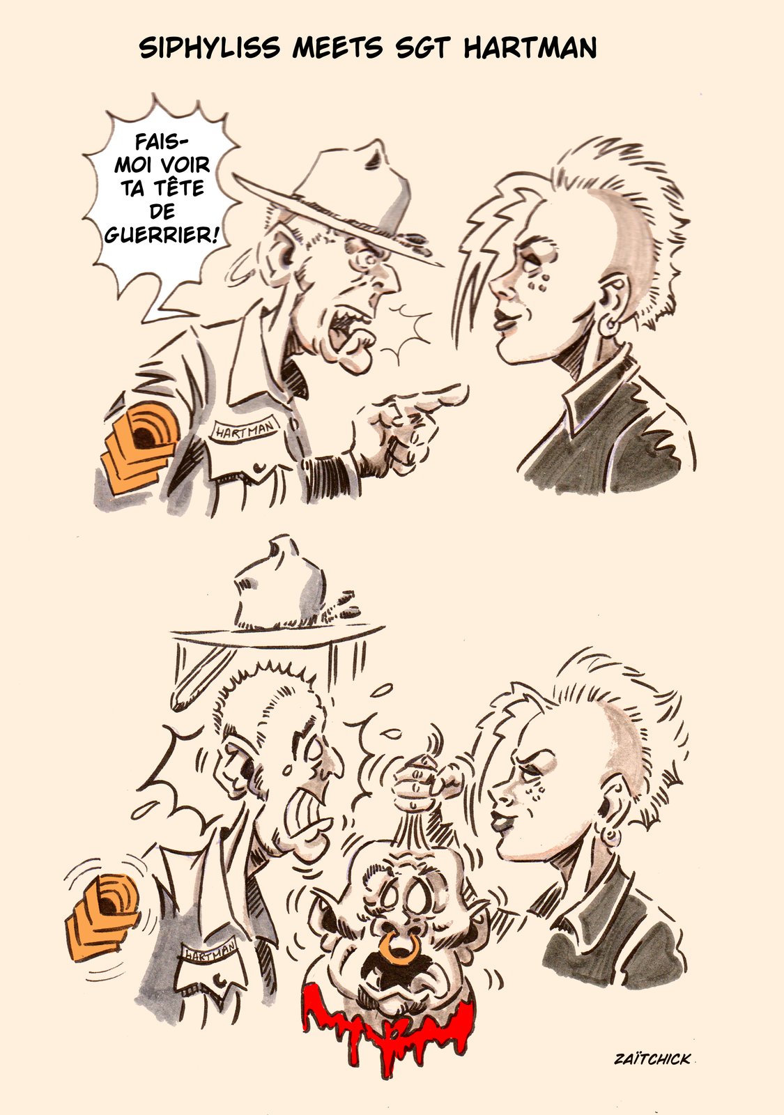 Siphyliss rencontre le sergent Hartman