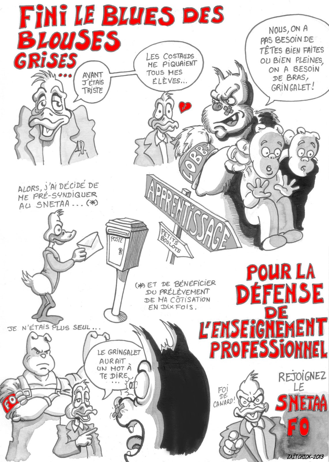 Un peu de propagande syndicale...