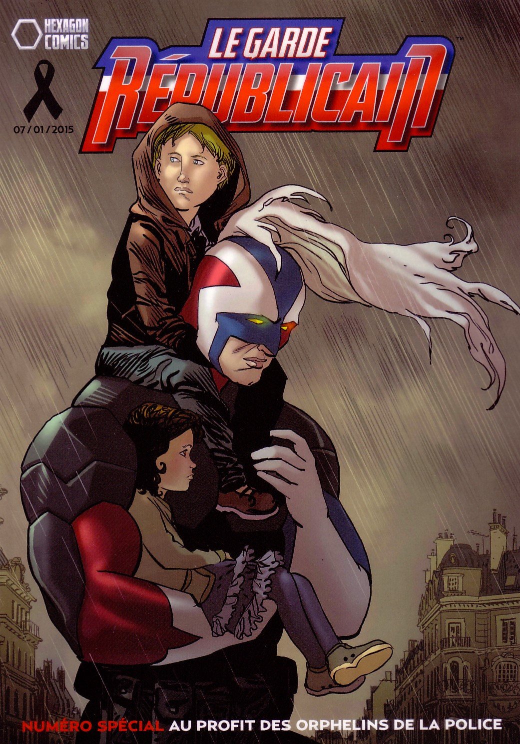 Un numéro spécial du Garde Républicain au profit des orphelins de la police.