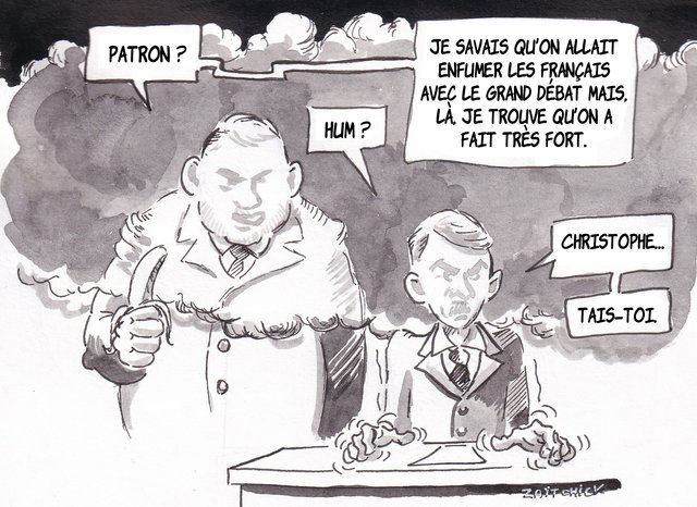 Grand débat et gros bide.