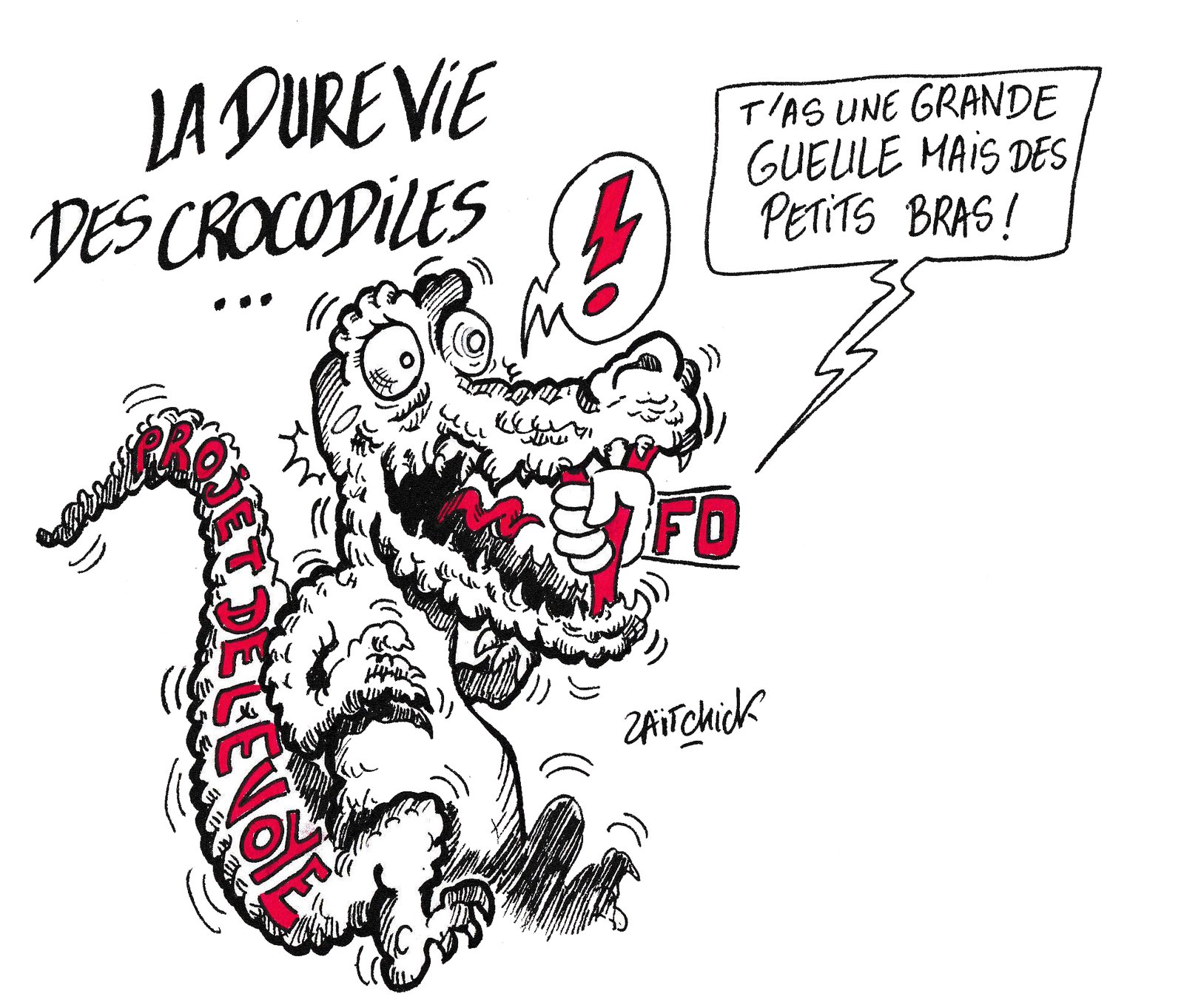 Dessin d'actu syndicale...