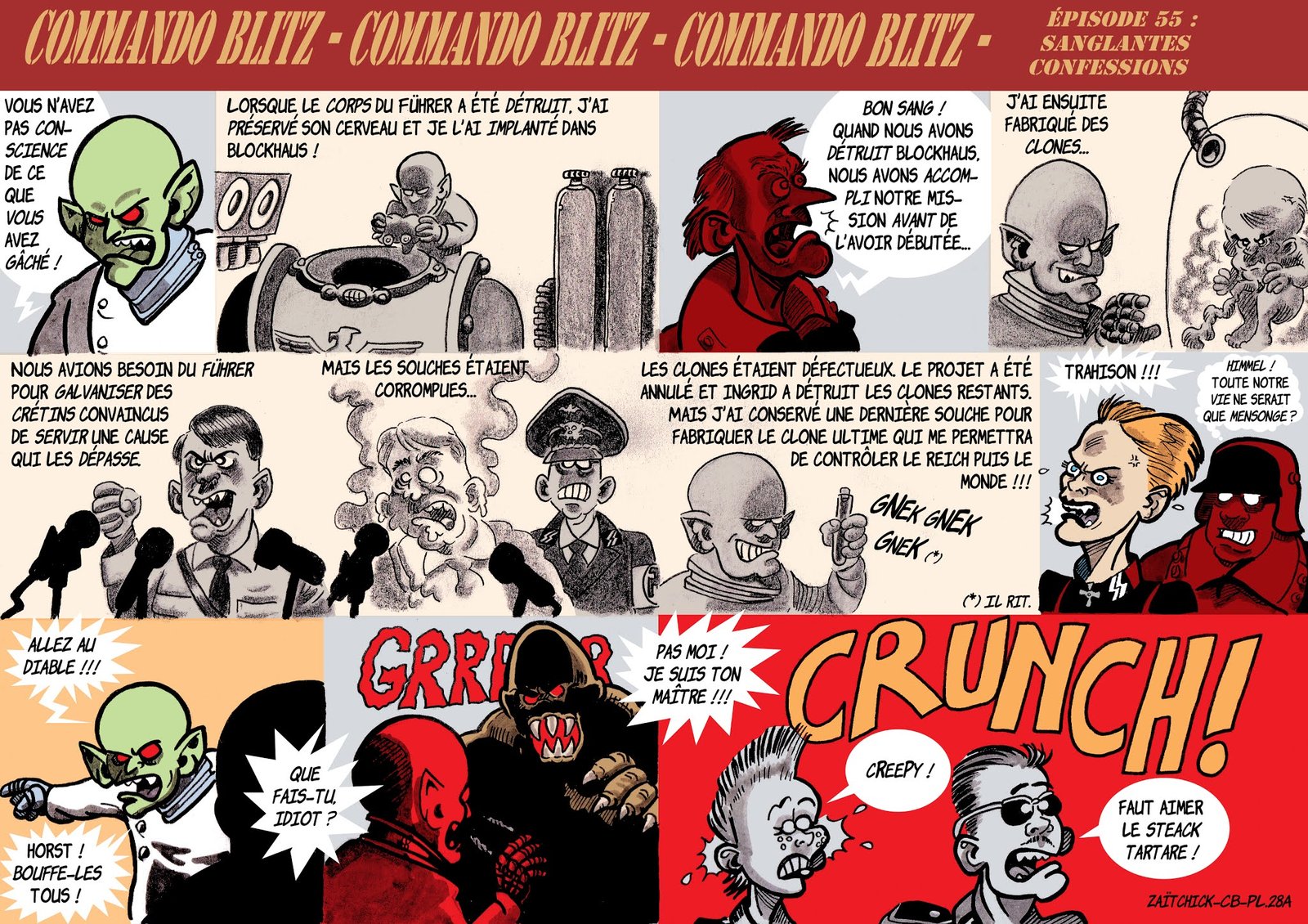 Commando Blitz, épisode 55, Sanglantes confessions