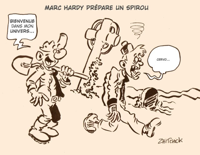 Marc Hardy sur Spirou