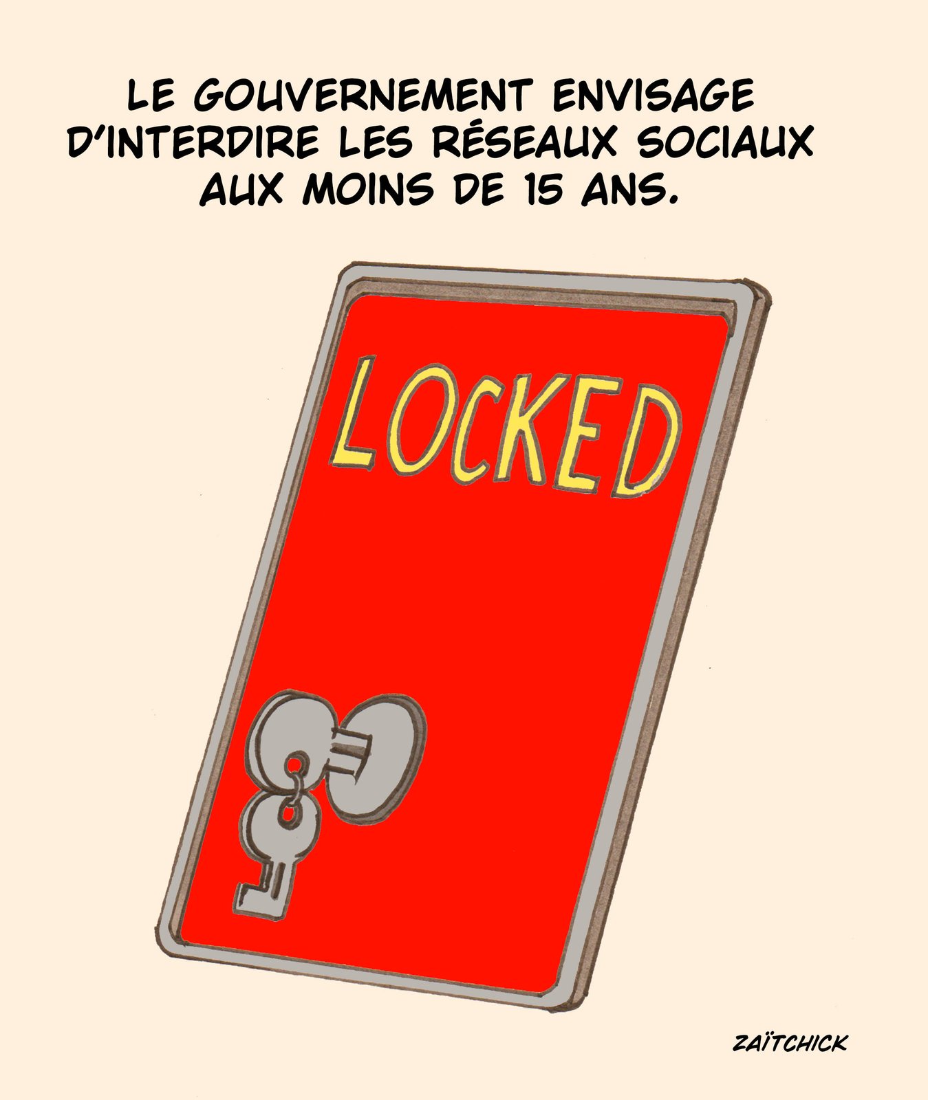 Fermeture des réseaux sociaux