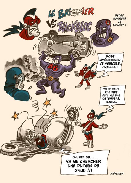 Le Brigadier contre les Black Blocs