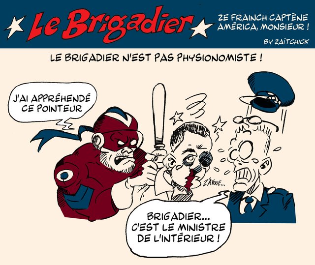 Le Brigadier, nouveau lettrage