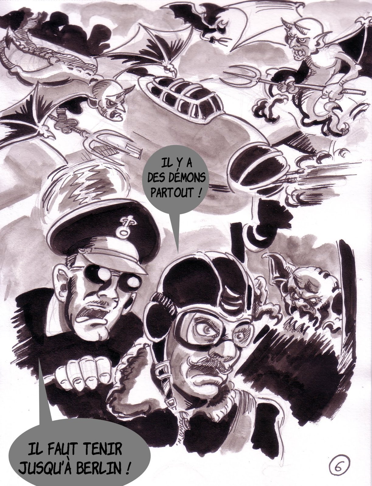 Commando Blitz, dans la Gueule de l'Hadès, planche 6