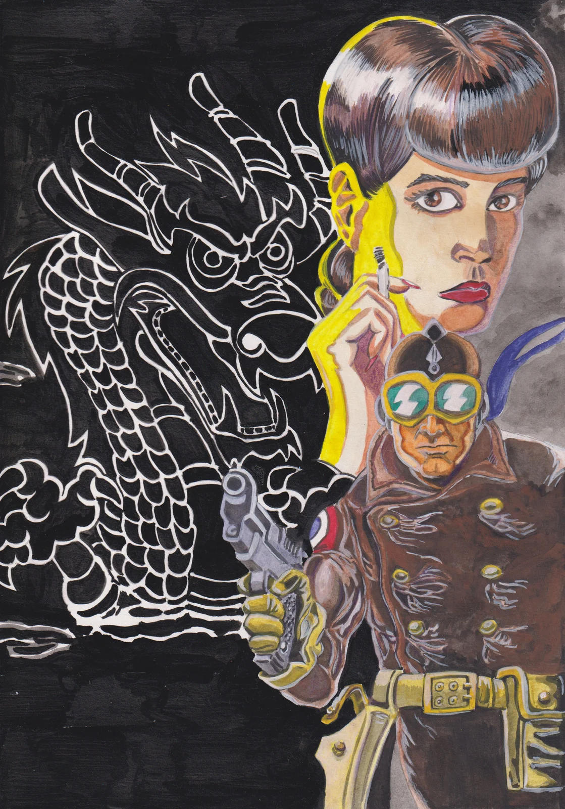 Brigadier contre Dragon Rouge, work in progress