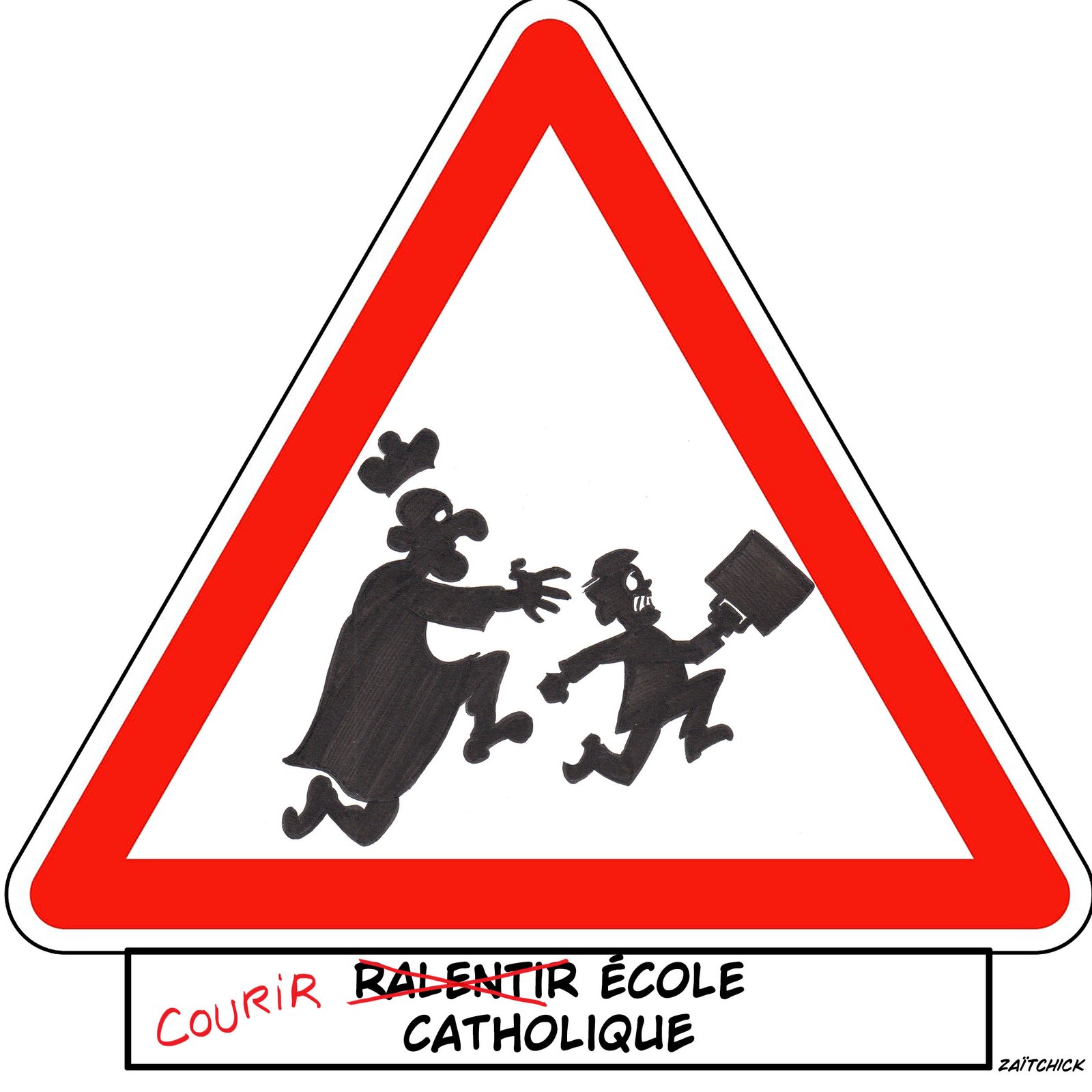 Attention, école... catholique !