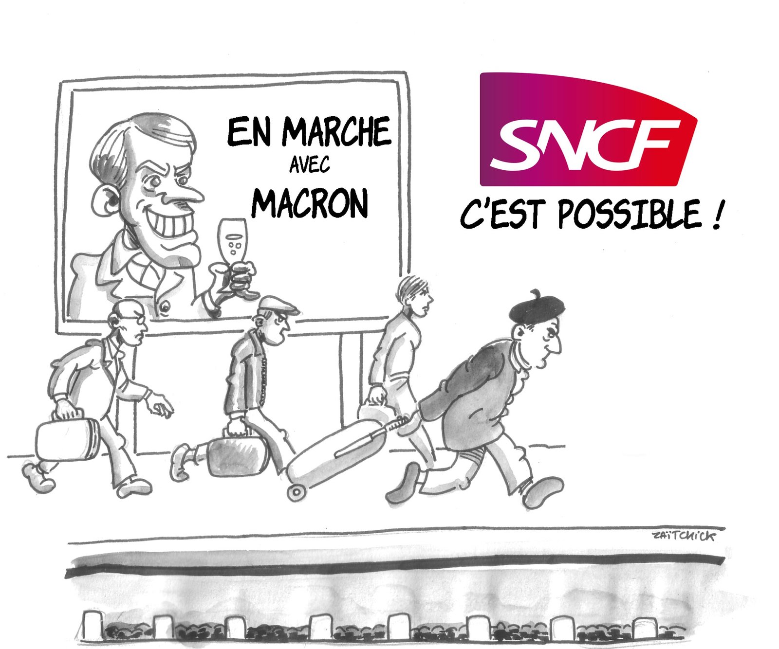 Un dessin, deux versions...