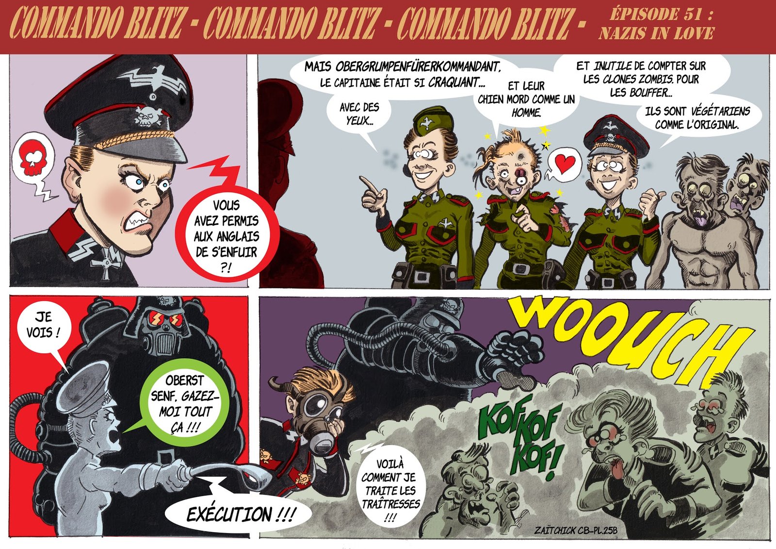 Commando Blitz, épisode 51 : Nazis in love.