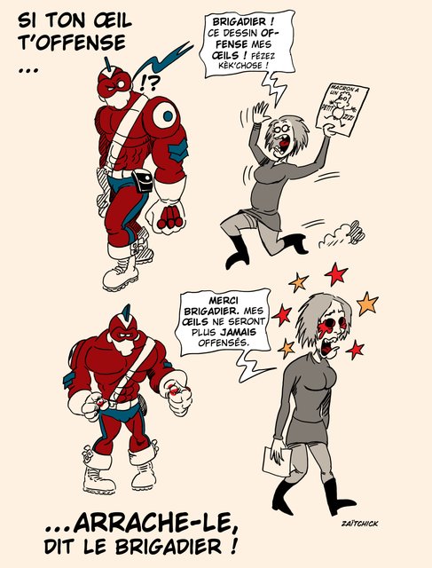 Le Brigadier n'aime pas la censure