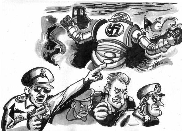 Commando Blitz, planche essai, 2a.