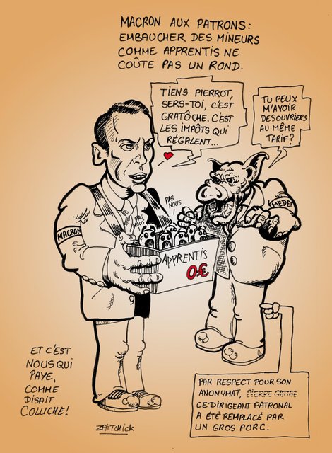 Grande promo au rayon apprentis...