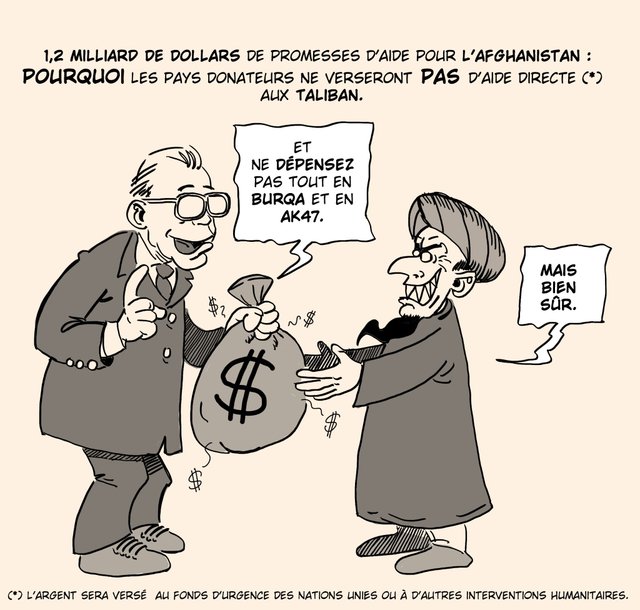 Pas d'argent magique pour les Taliban