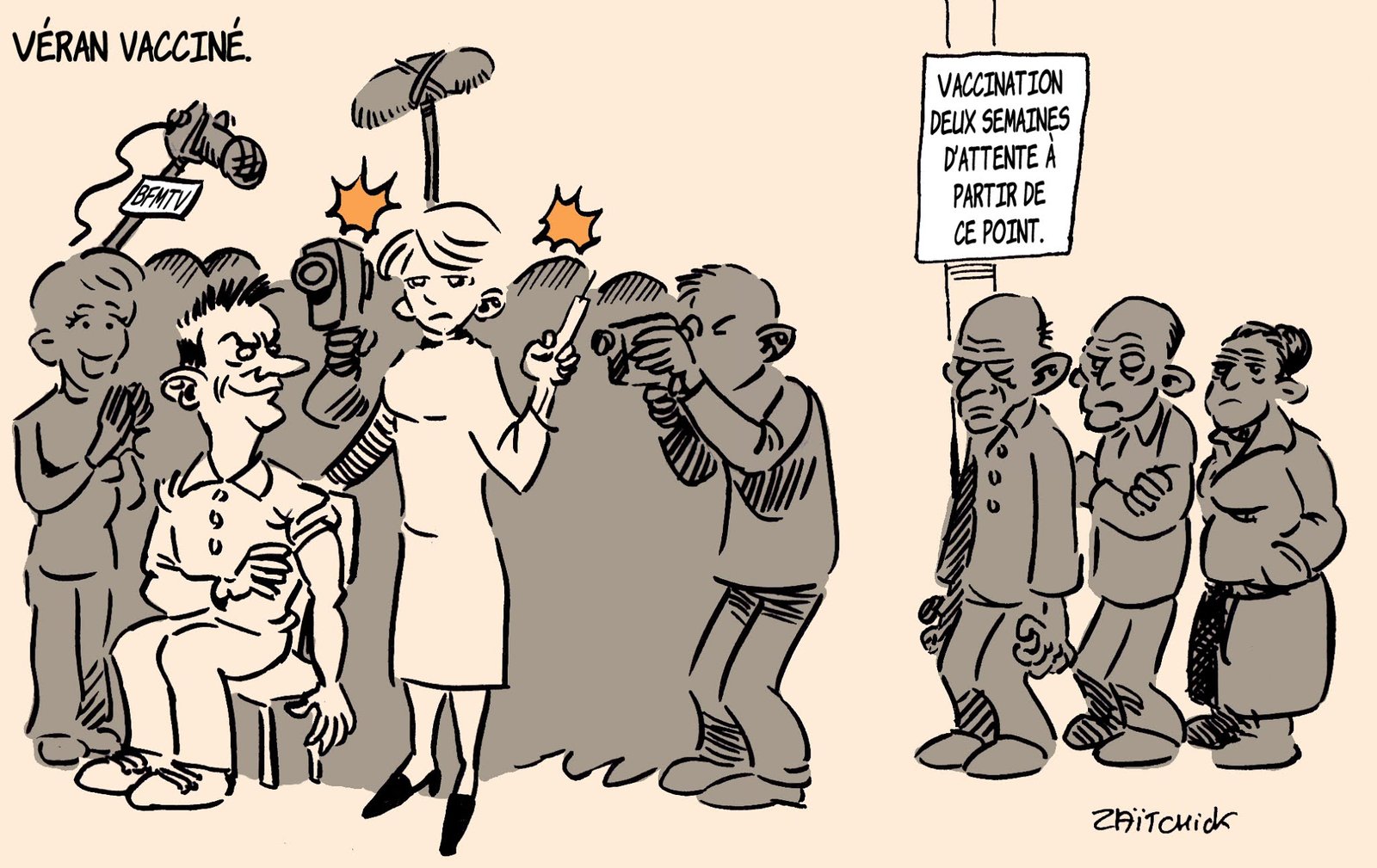 Un ministre complètement piqué