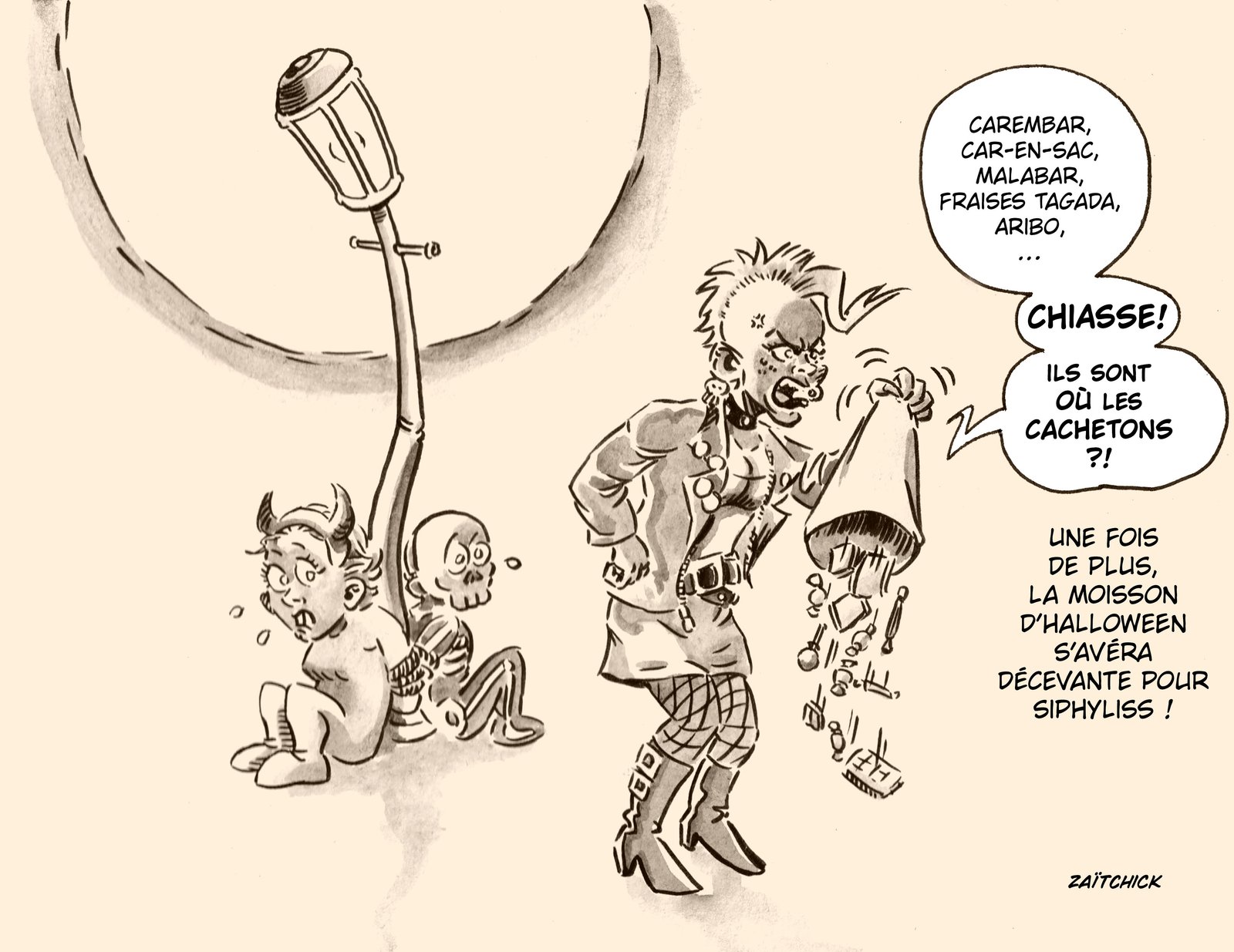 Siphyliss fête Halloween